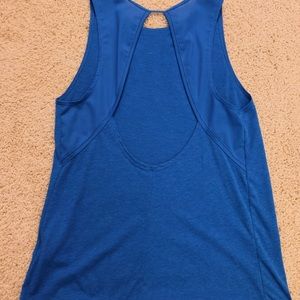 nike workout tank with open back